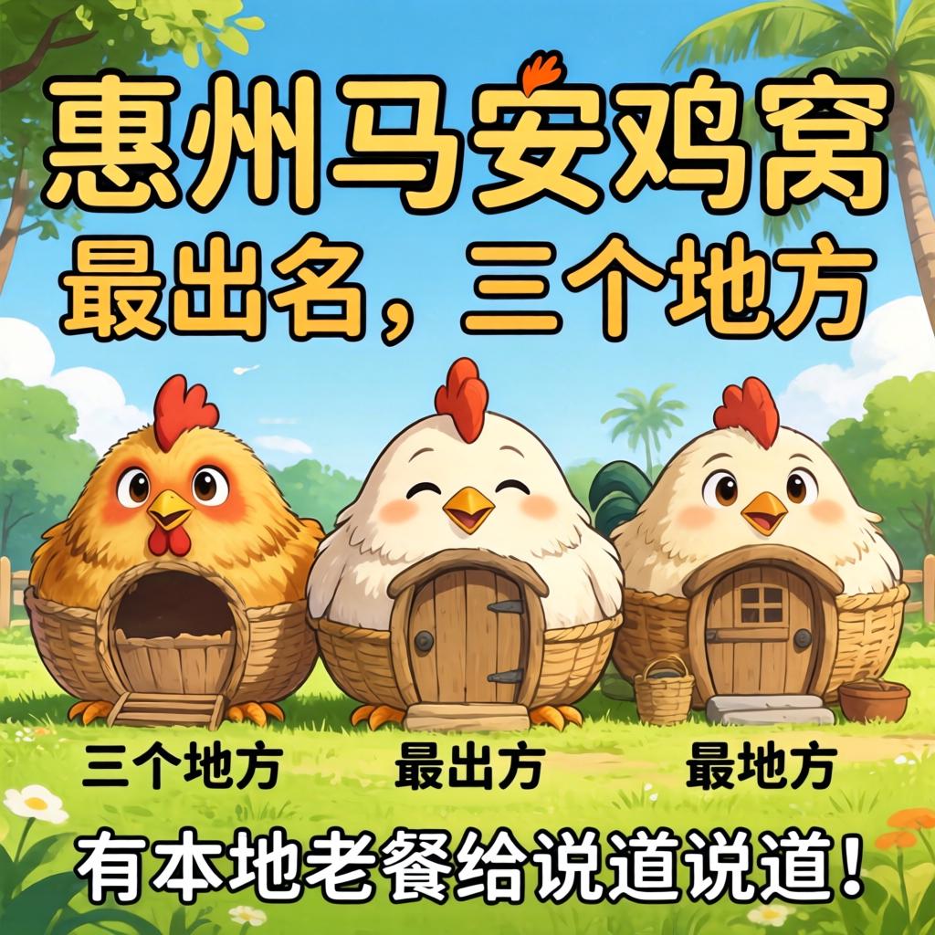 惠州马安鸡窝最出名的三个地方，有本地老饕给说道说道吗？