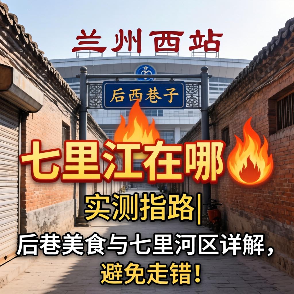 兰州西站后面巷子七里河在哪 ? 实测指路|后巷美食与七里河区详解，避免走错！