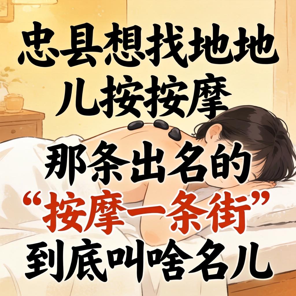 在忠县想找地地儿按按摩，那条出名的“按摩一条街”到底叫啥名儿？