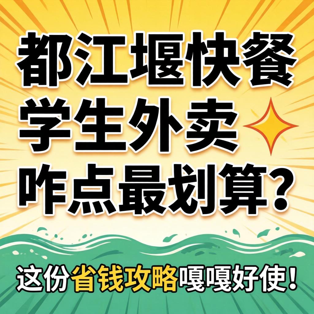 都江堰快餐学生表卖咋点最划算？这份省钱攻略嘎嘎好使！