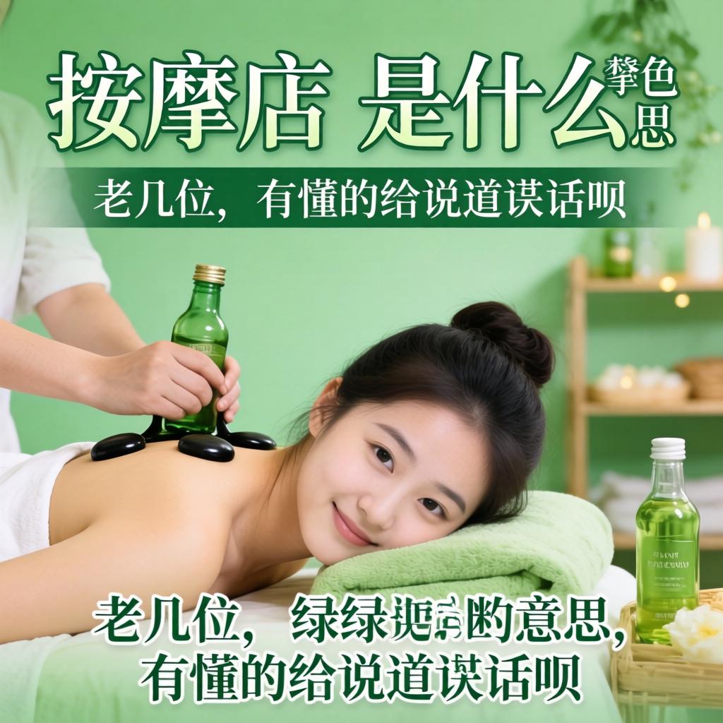 按摩店绿色吗是什么意思？老几位，有懂的给说道说道呗！