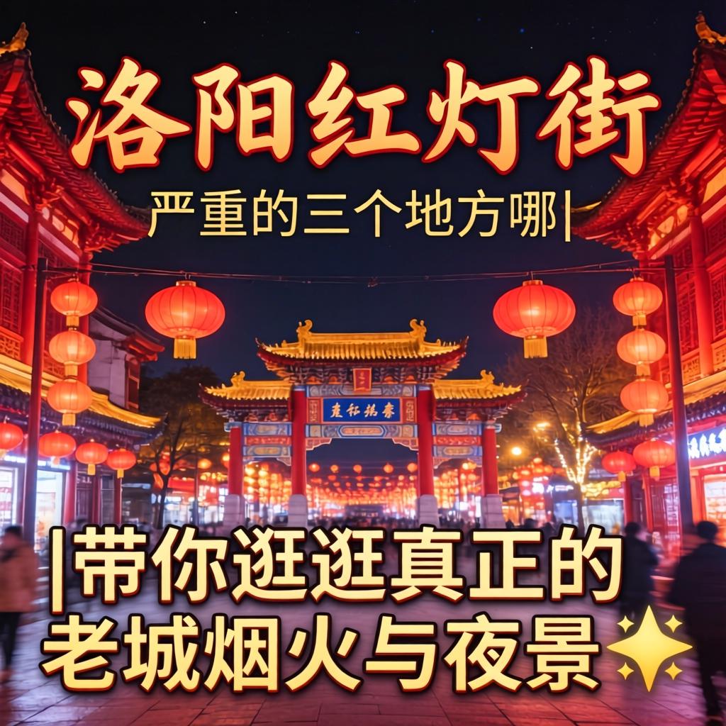 洛阳红灯街最严沉的三个处地点哪|带你游游真正的老城烟火与夜景?