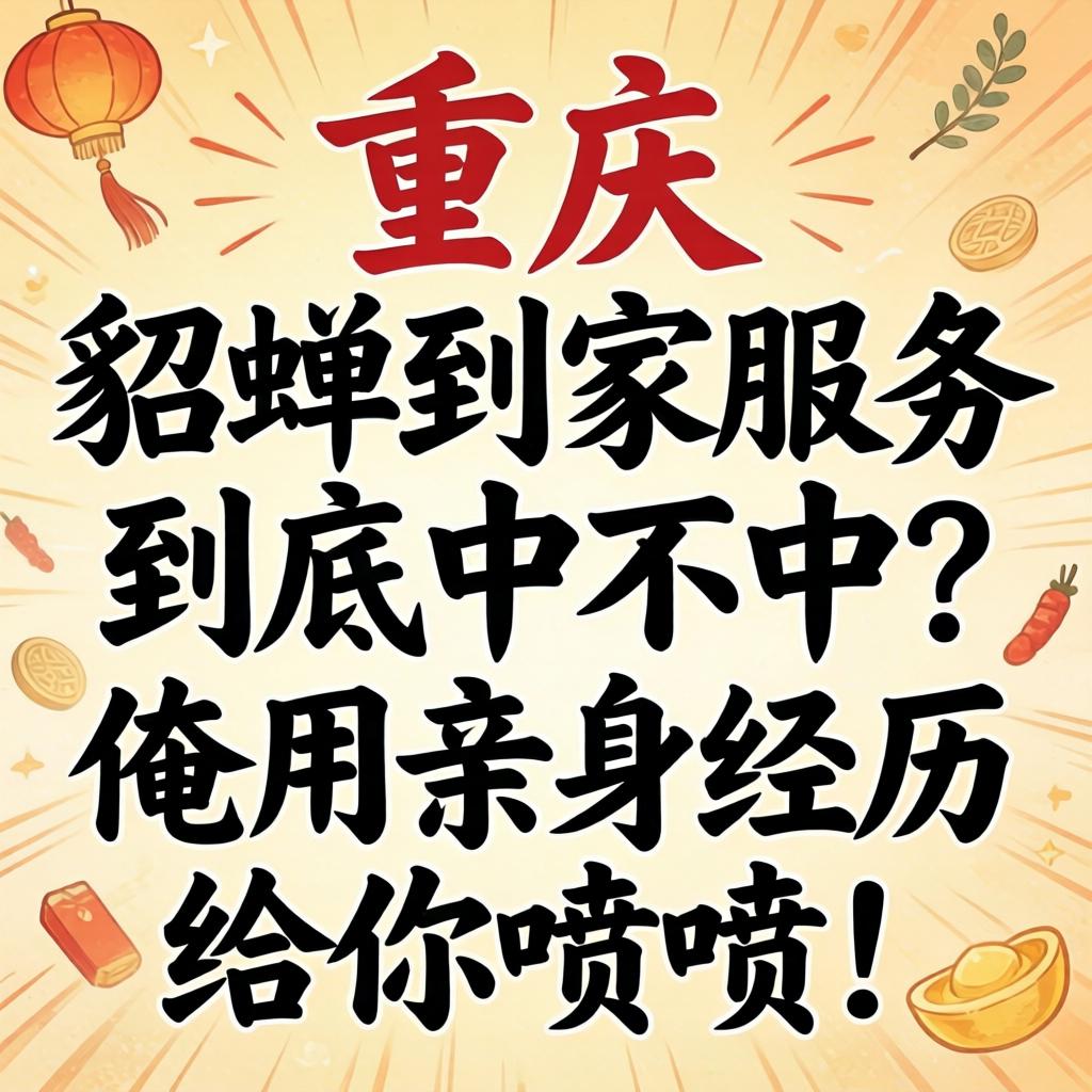 在重庆，貂蝉到家服务到底中不中？俺用亲身经历给你喷喷！