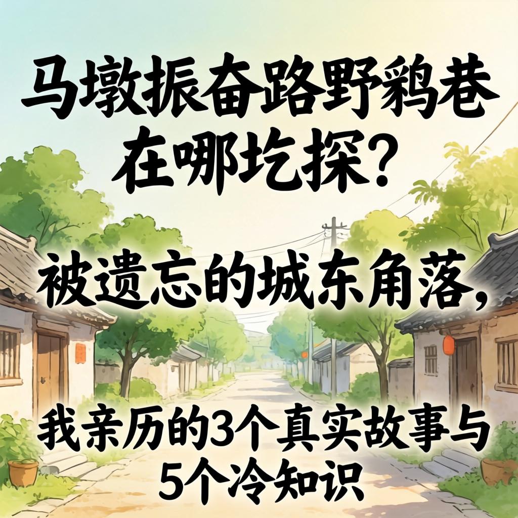 上马墩振奋路野鸡巷在哪圪探？？？？？？被遗忘的城东角落，，，，，我亲历的3个真实故事与5个冷知识