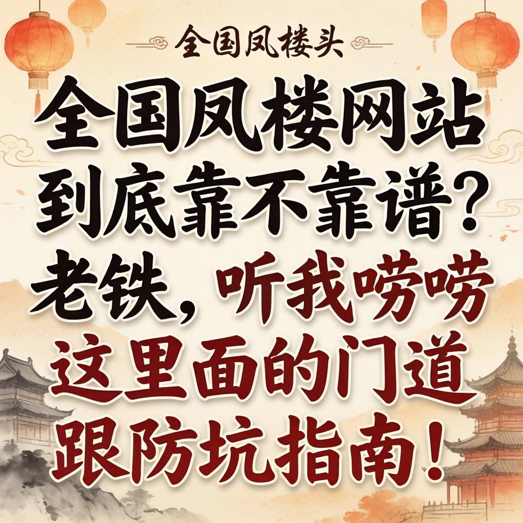 全国凤楼网站到底靠不靠谱？老铁，听我唠唠这里面的蹊径跟防坑指南！