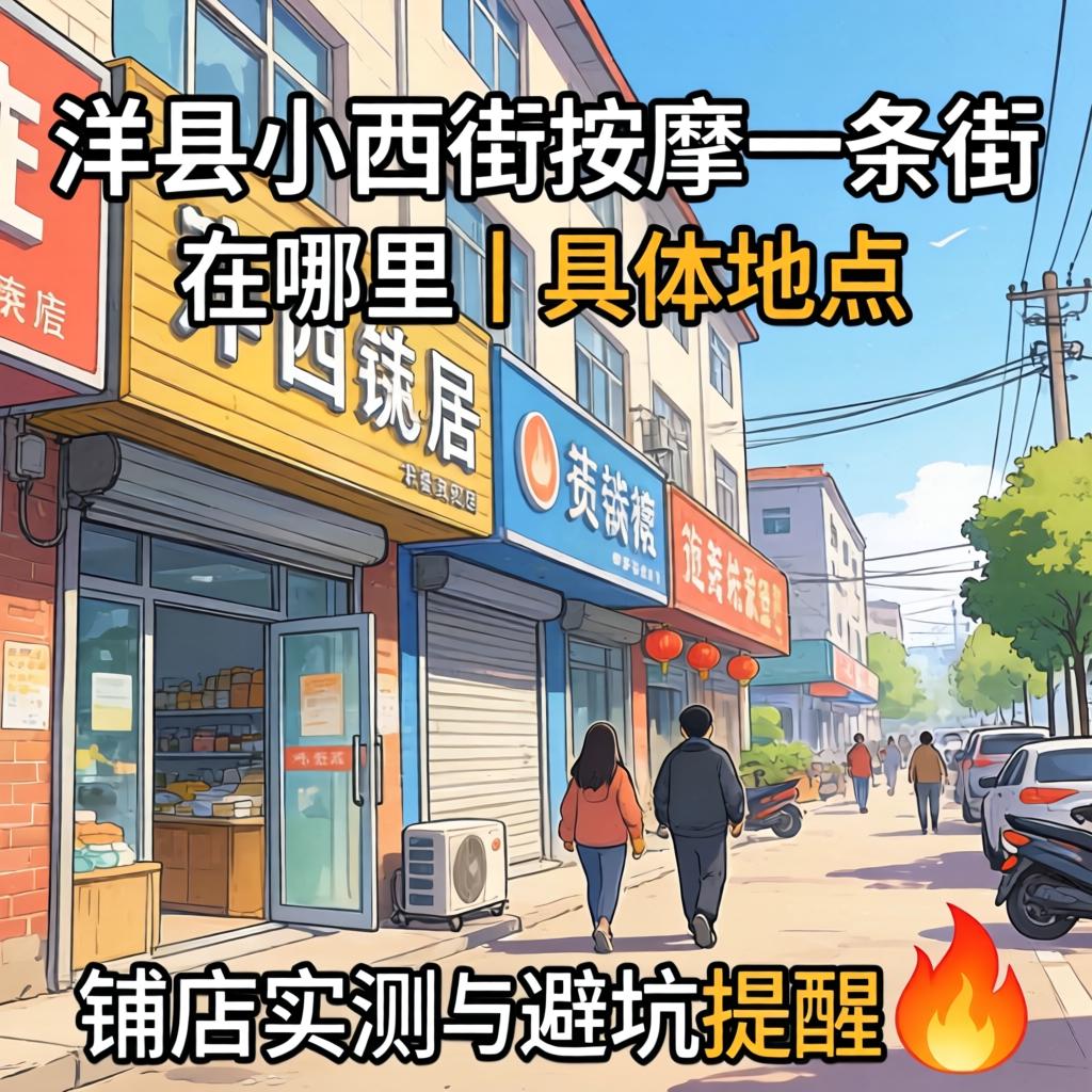 洋县小西街按摩一条街在哪里 | 具体位置、铺子实测与避坑提醒?