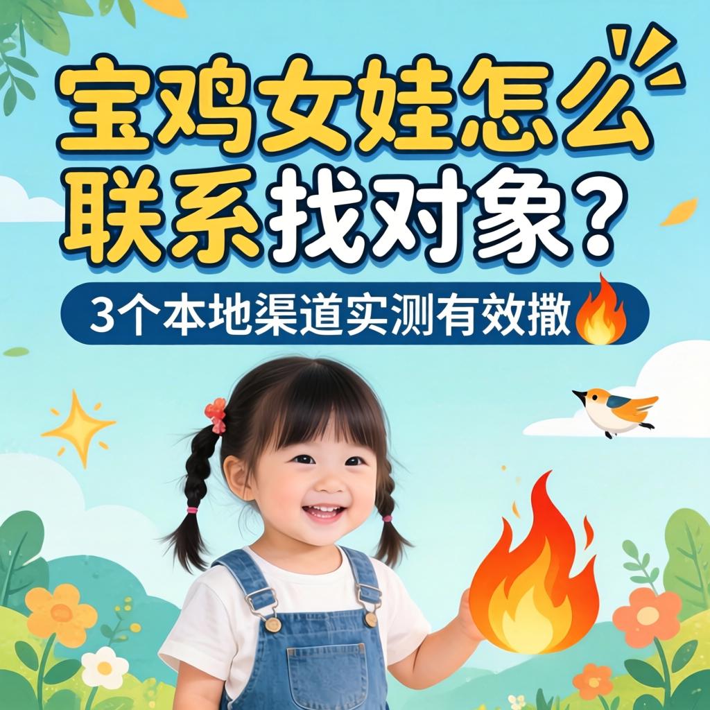 宝鸡女娃怎么联系找对象？3个本地渠路实测有效撒?