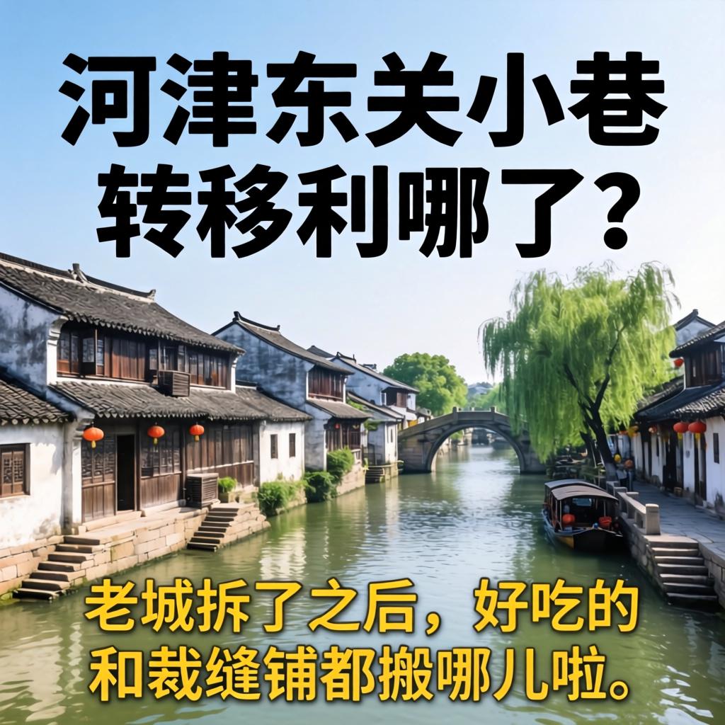 河津东关小巷转移到哪了？老城拆了之后，好吃的和裁缝铺都搬哪儿啦？