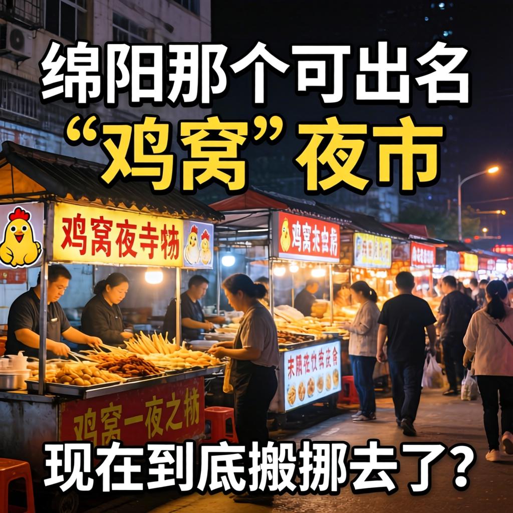 绵阳那个可出名的“鸡窝”夜市，现在到底搬哪去了？