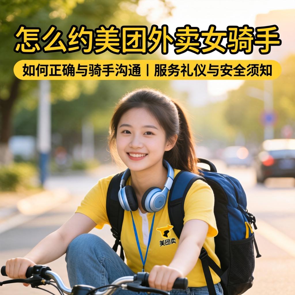 怎么约美团表卖女骑手 若何正确与骑手沟通｜服务礼节与安全须知