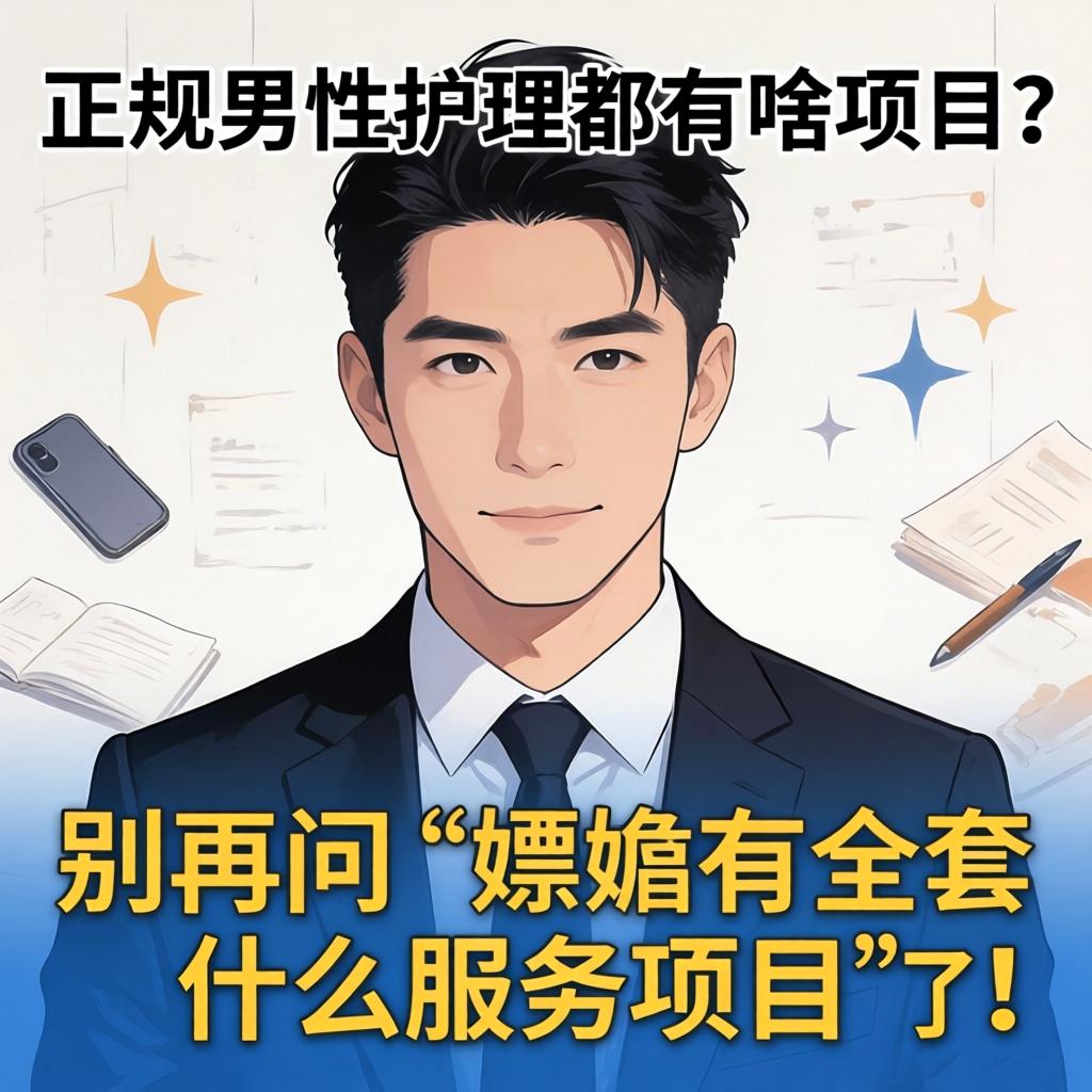 正规男性护理都有啥项目？别再问“嫖娼有全套什么服务项目”了！