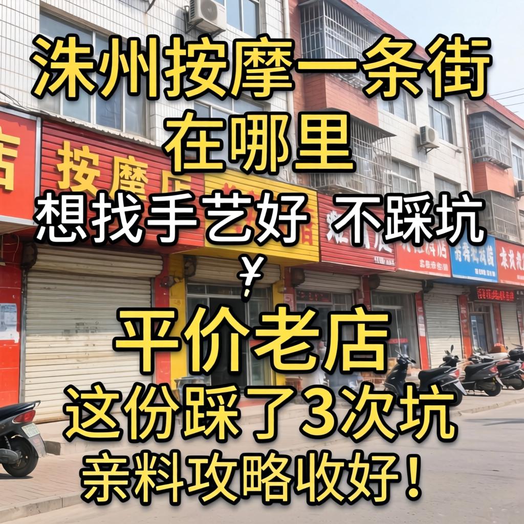 涿州推拿一条街在哪里，想找手艺好、不踩坑的平价老店？这份踩了3次坑的亲测攻略收好！