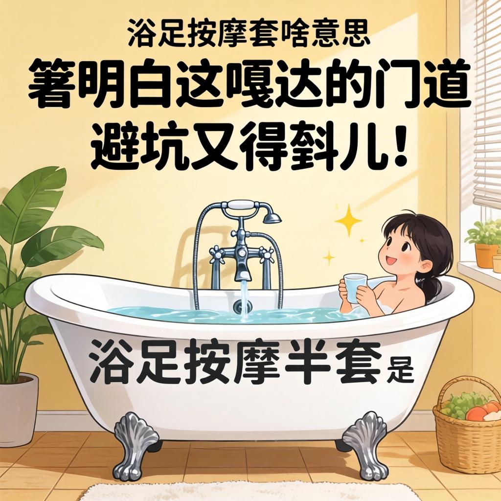 浴足推拿半套是啥意思？整领略这嘎达的蹊径，避坑又得劲儿！