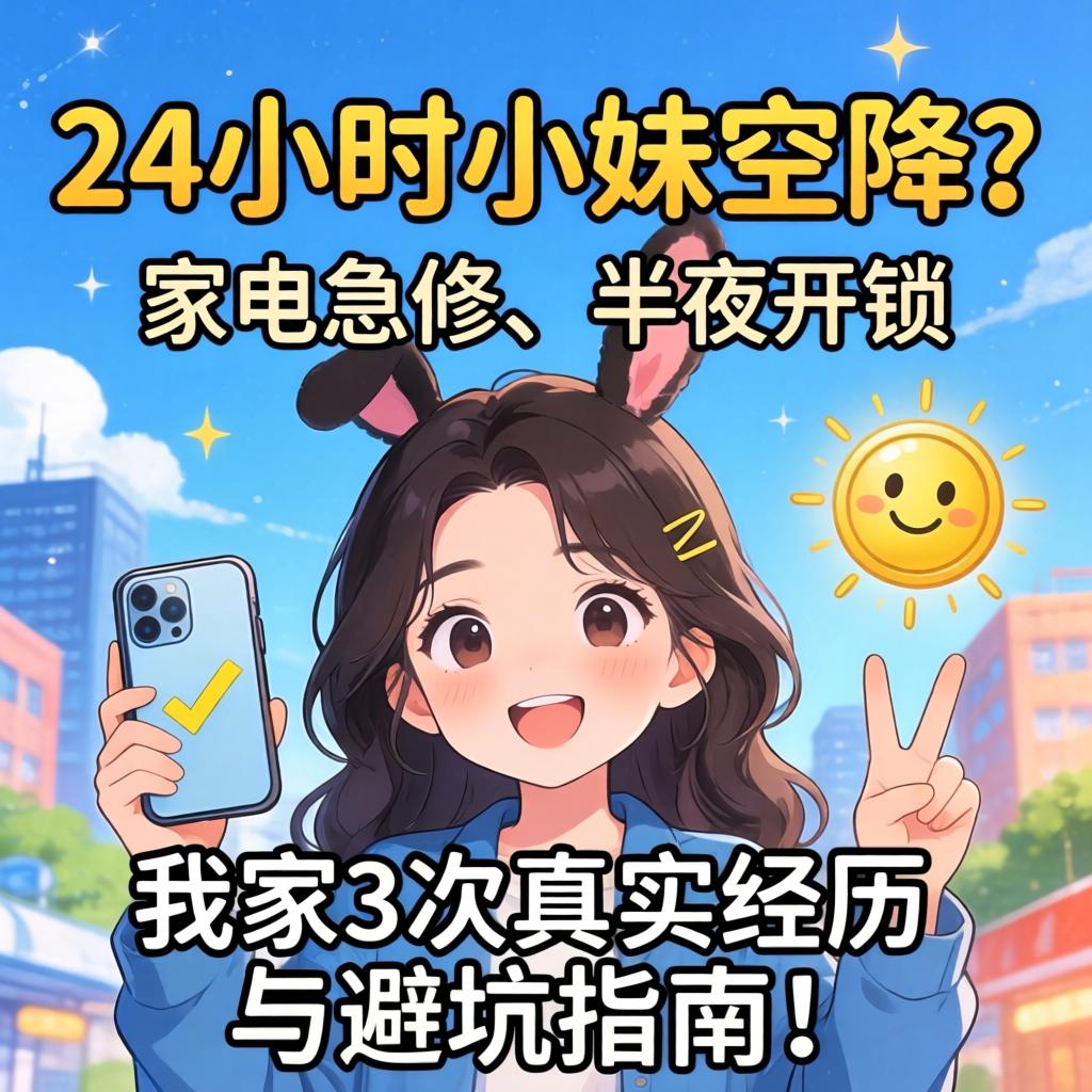 24小时小妹空降？家电急修、半夜开锁，我家3次真实经历与避坑指南！