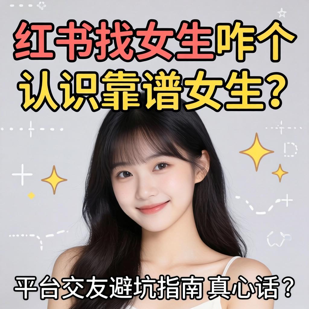 小红书找女生_咋个认识靠谱女生？平台交友避坑指南真心话