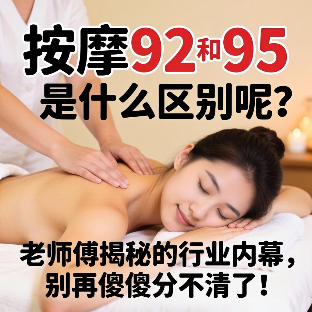 推拿92和95是什么区别呢？教员傅揭秘行业黑幕，别再傻傻分不清了！