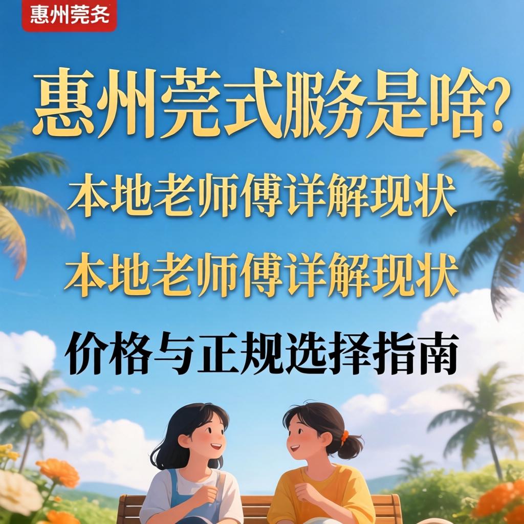 惠州莞式服务是啥？本地老师傅详解现状、价格与正规选择指南