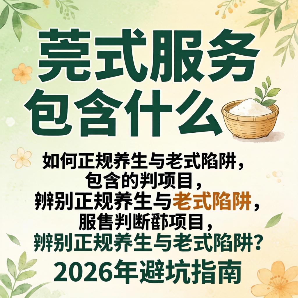 莞式服务包含什么服务项目，如何辨别正规养生与老式陷阱？2026年避坑指南