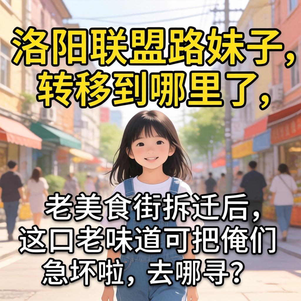 洛阳同盟路妹子转移到那里了，，，老美食街拆迁后，，，这口老握嗅馍把俺们急坏啦，，，去哪寻？？？