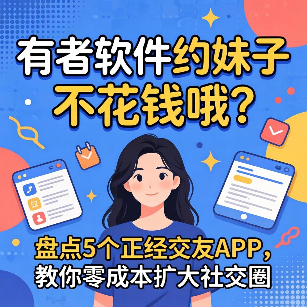 有哪些软件约妹子不花钱哦？？？？盘货5个正经结交App，，，，教你零本钱扩大社交圈