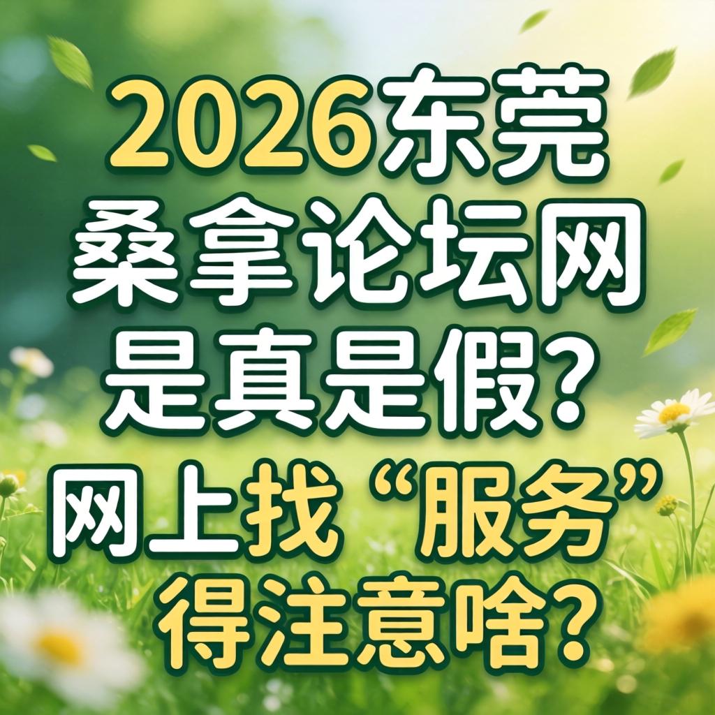 2026东莞桑拿论坛网是真是假？网上找“服务”得注意啥？