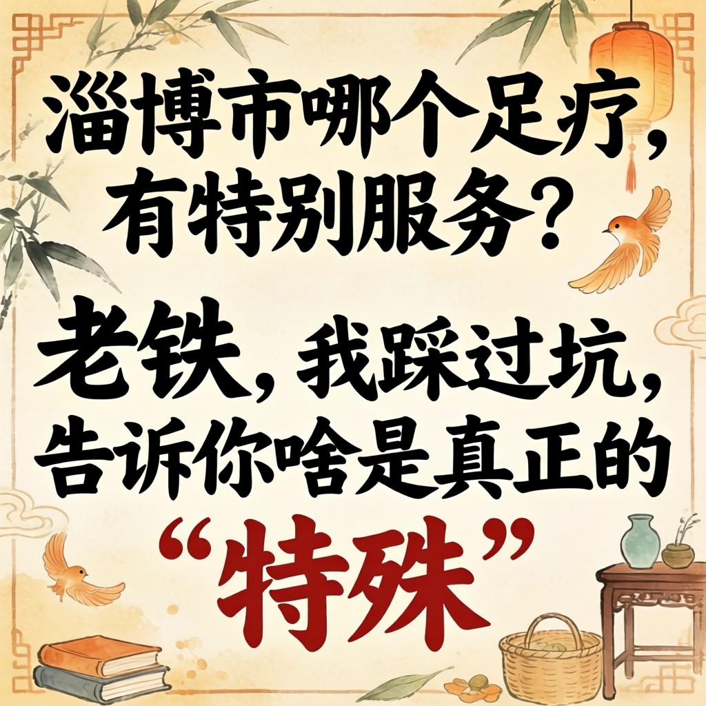 淄博市哪个足疗有特除效劳？？？？？？老铁，，，我踩过坑，，，告诉你啥是真正的“特殊”