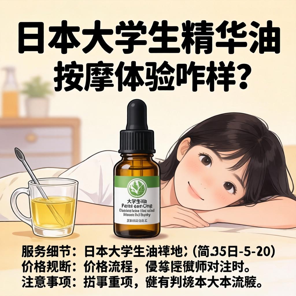 日本大学生精华油推拿履历咋样？服务细节、价值流程与当苦衷项