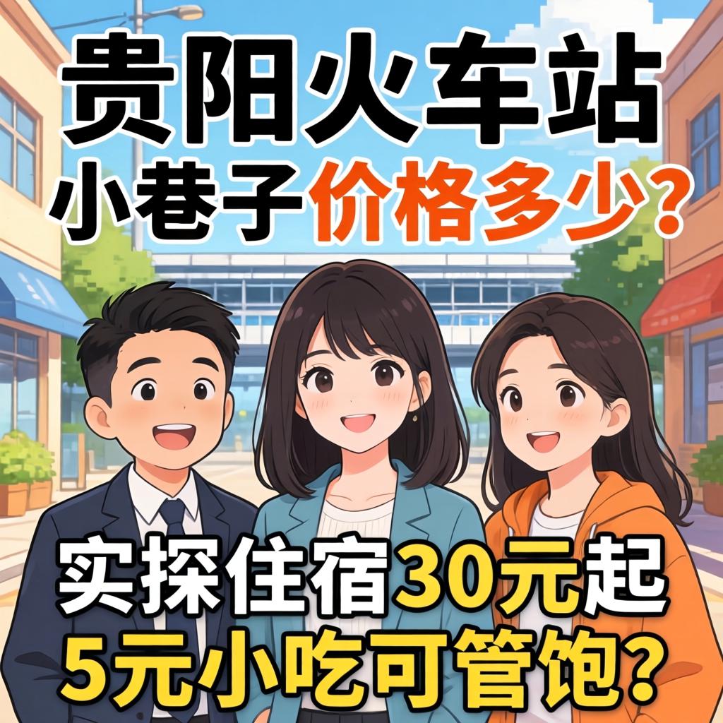 贵阳火车站幼小路价值几多？实探住宿30元起，5元幼吃可管鼓？