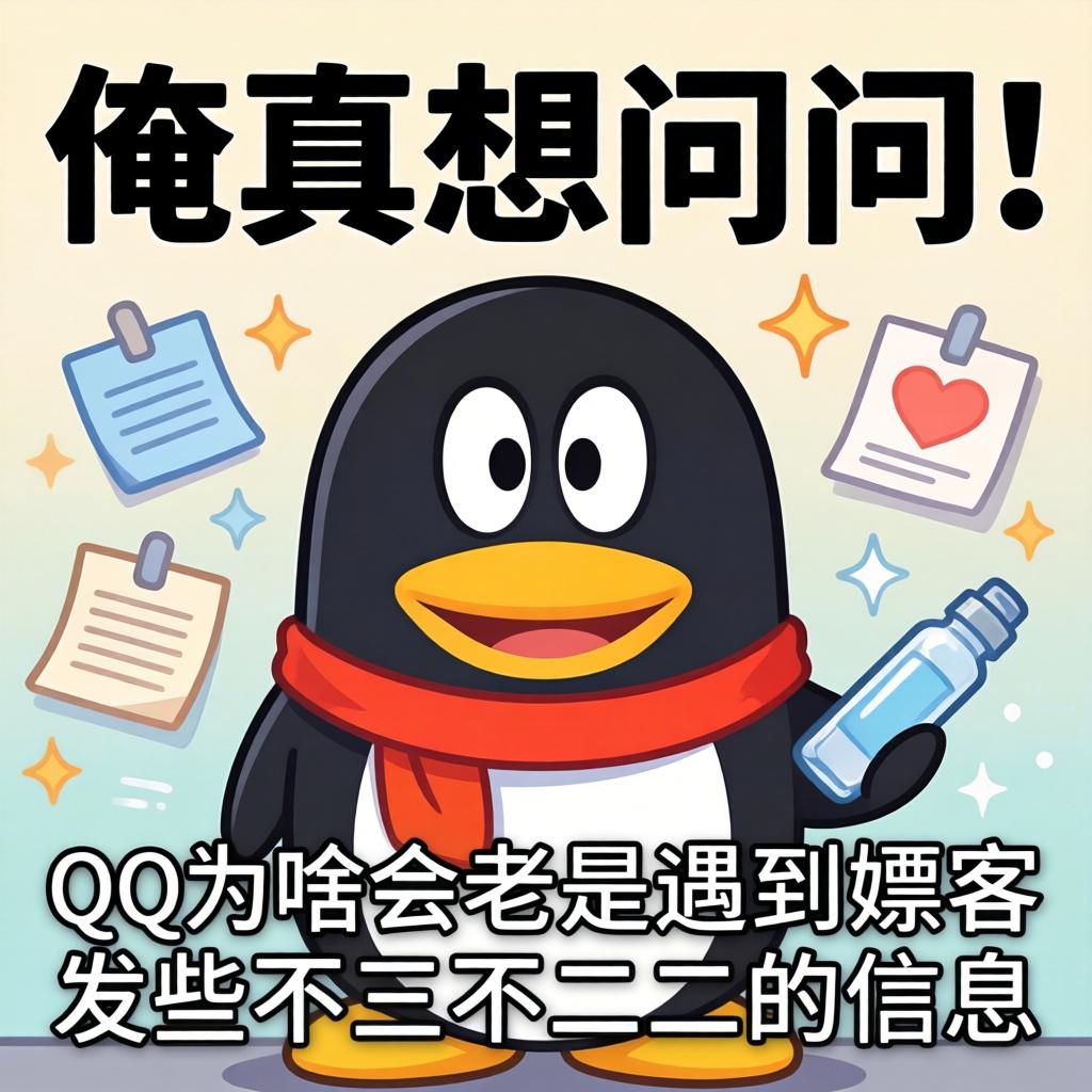 作为一个老QQ用户，俺真想问问：QQ为啥会总是遇到嫖客发些不伦不类的信息？