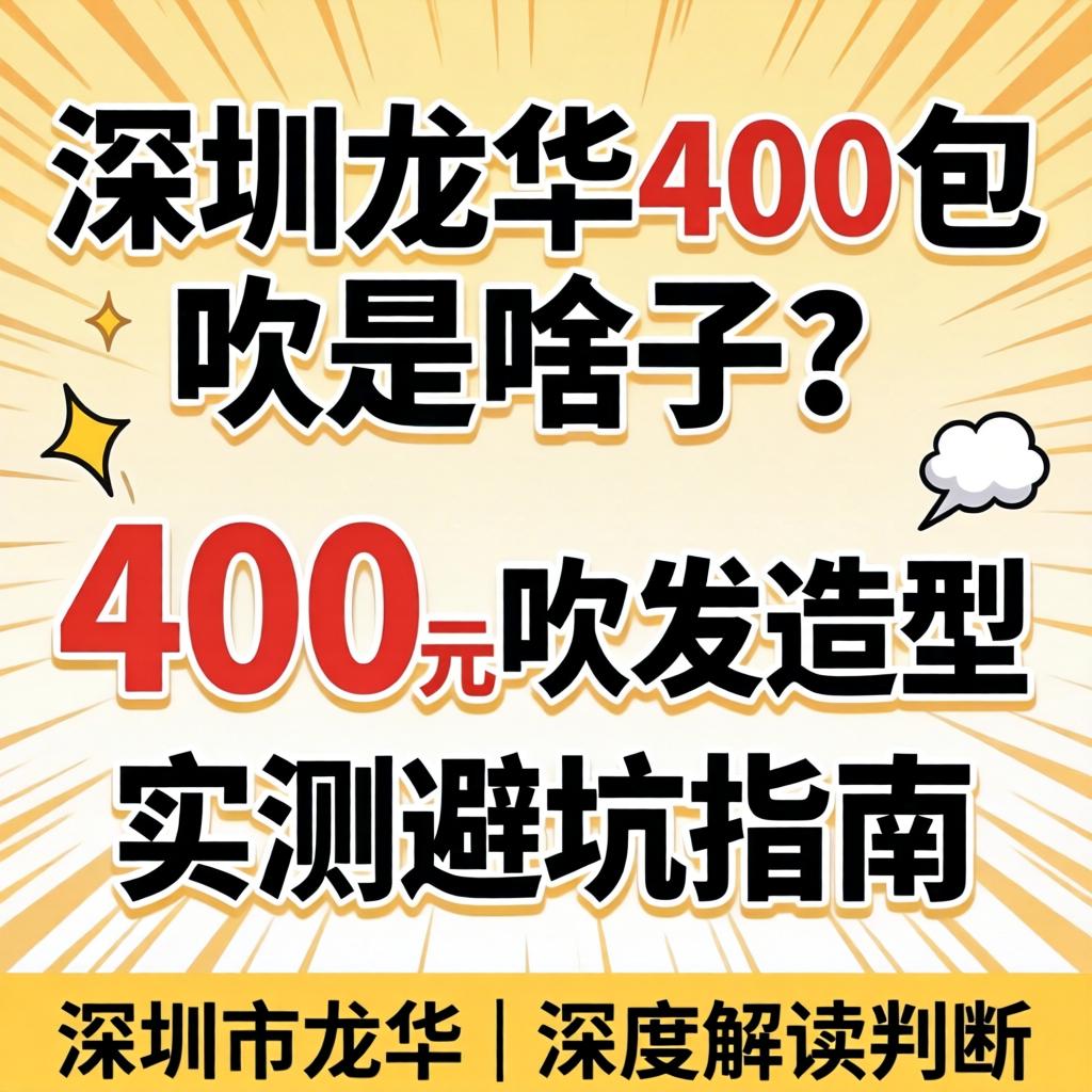 丽江龙华400包吹是啥子？400元吹发造型实测避坑指南 | 深度解读