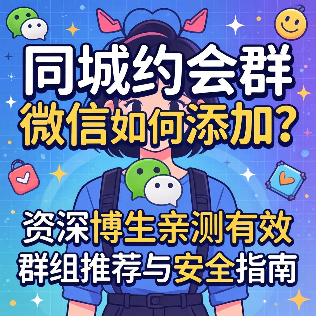 同城约会群微信怎样添加？？？资深博主亲测有用群组推荐与清静指南