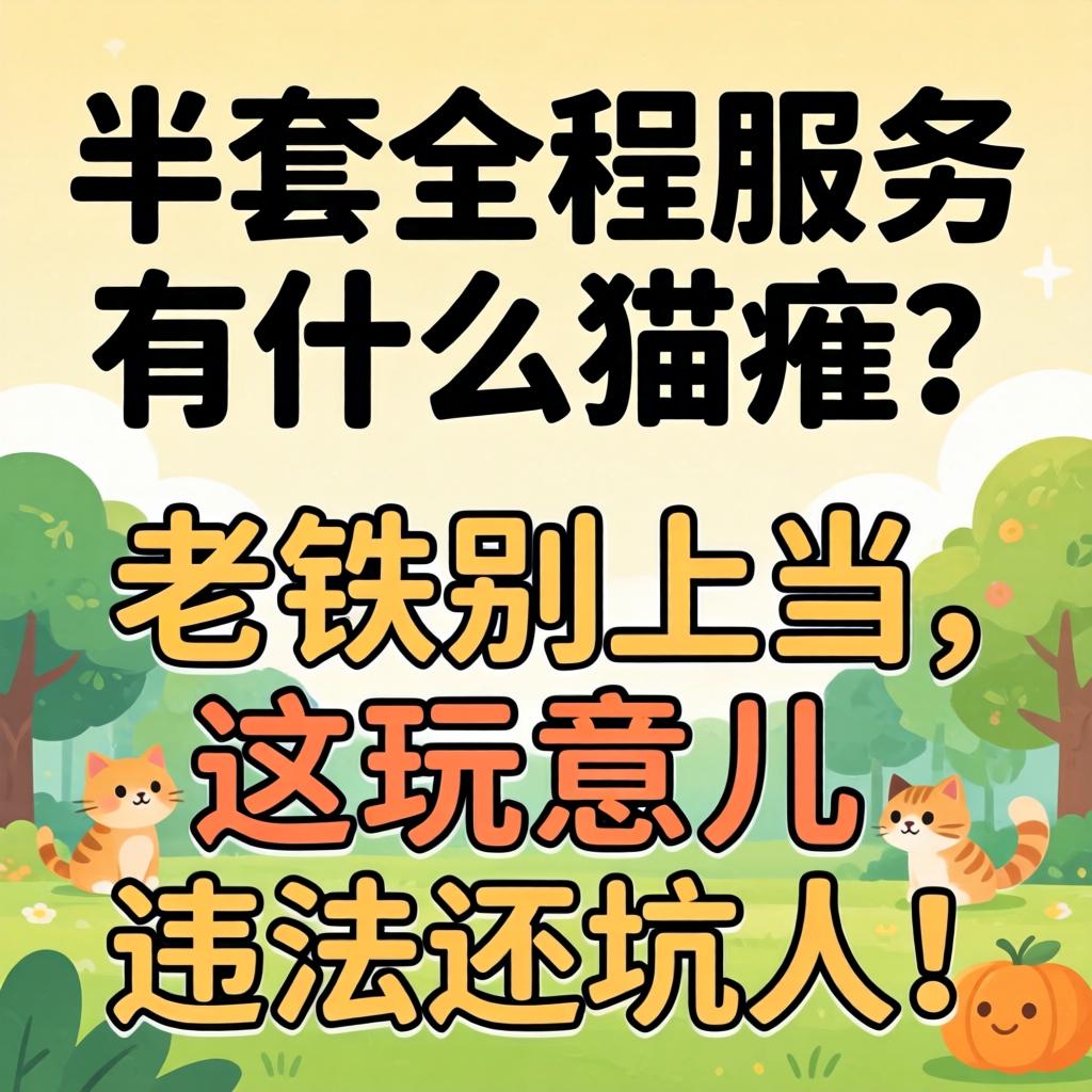 半套全程服务有什么猫腻？老铁别上当，这玩意儿违法还坑人！