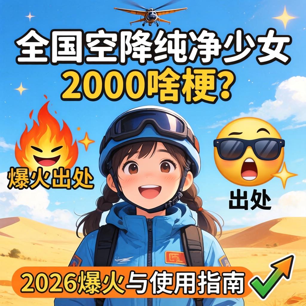全国空降纯净少女2000啥梗？2026爆火出处、表情包与使用指南?