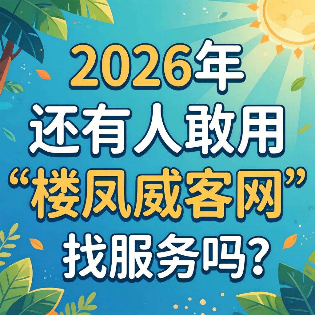 在2026年，还有人敢用“楼凤威客网”找服务吗？