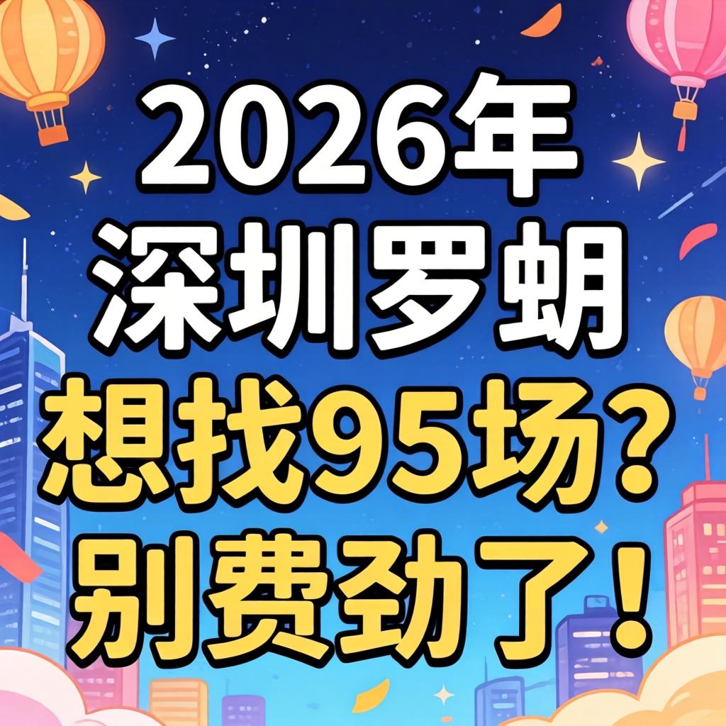 2026年在深圳罗湖想找95场？别费劲了！