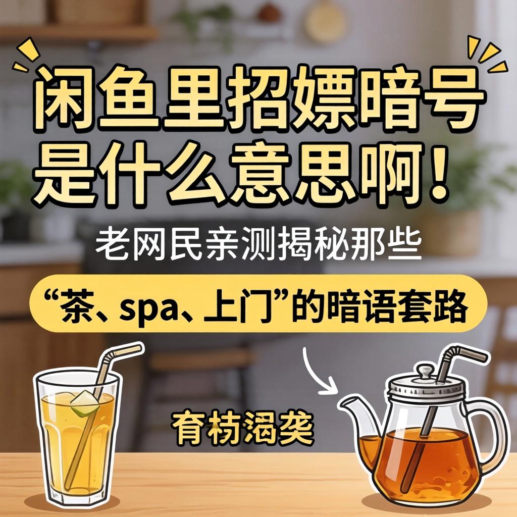 闲鱼里招嫖暗号是什么意思啊？老网民亲测揭秘那些“茶、spa、上门”的暗语套路