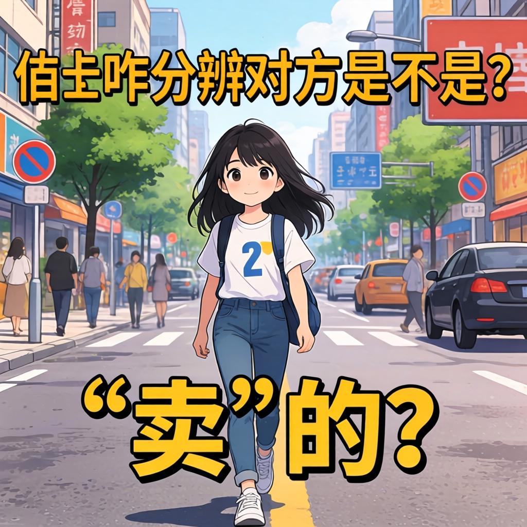 在街上咋分辨对方是不是“卖”的？