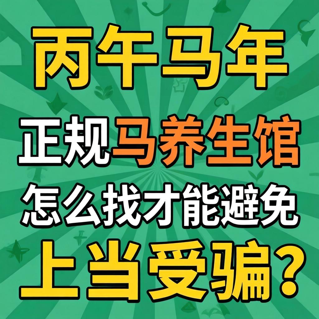 在丙午马年，不正规的养生馆怎么找能力预防受骗受骗？
