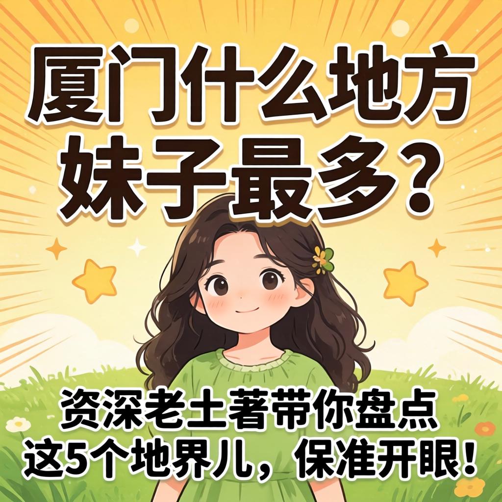 厦门什么地方妹子最多？资深老土著带你盘点这5个地界儿，保准开眼！