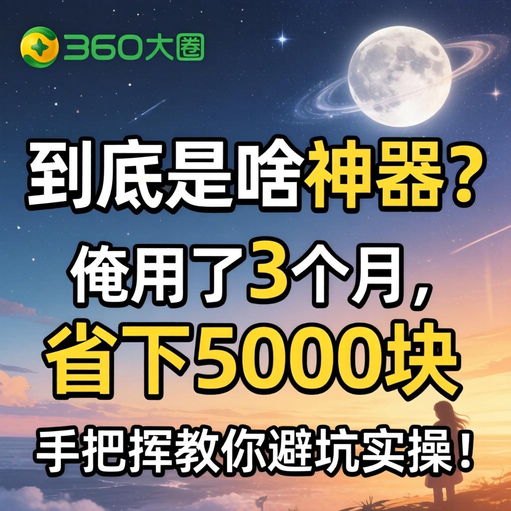 360大圈，到底是啥神器？俺用了3个月，省下5000块，手把手教你避坑实操！