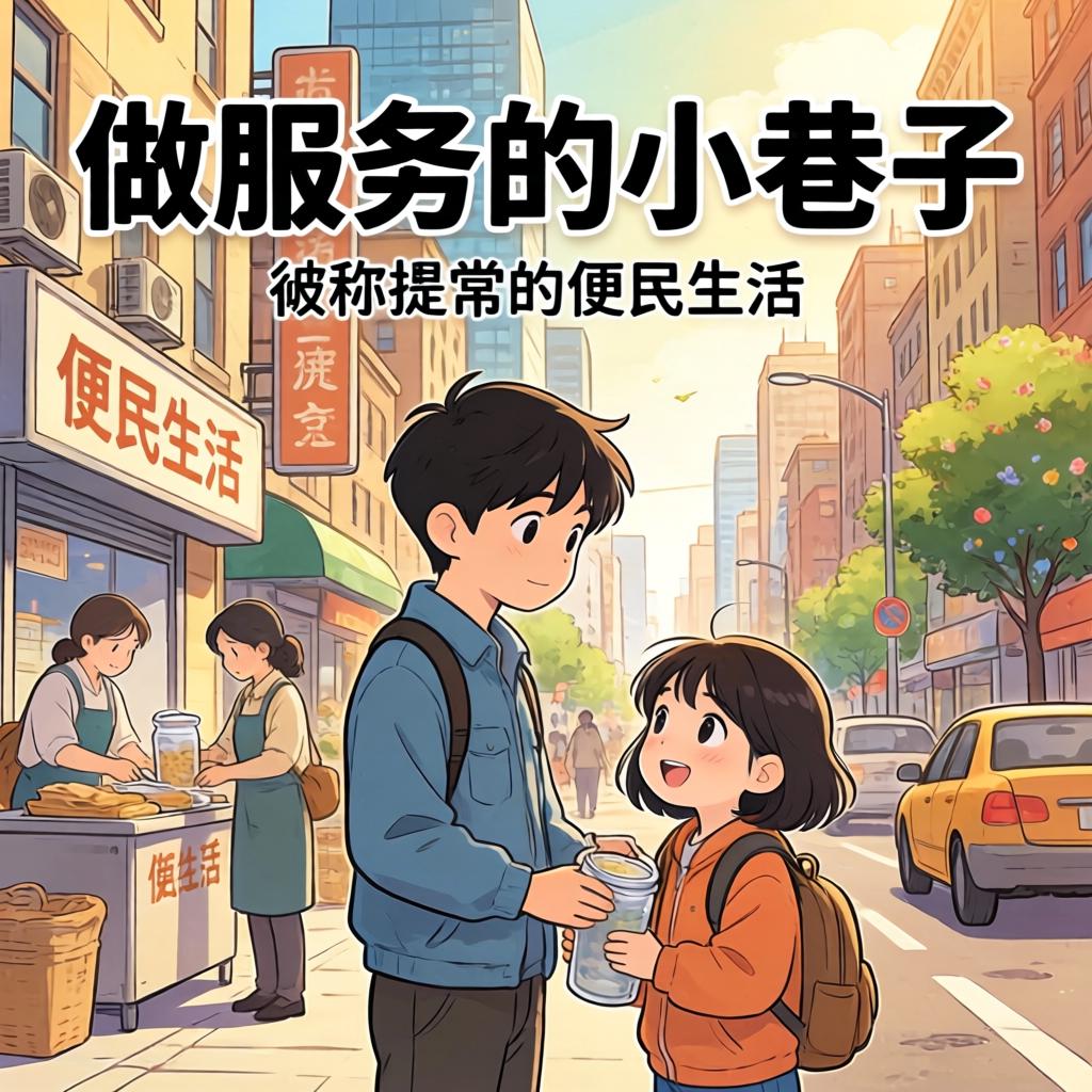 在城市中,那些被称为“做服务的小巷子”的地方通常提供哪些便民生活服务?