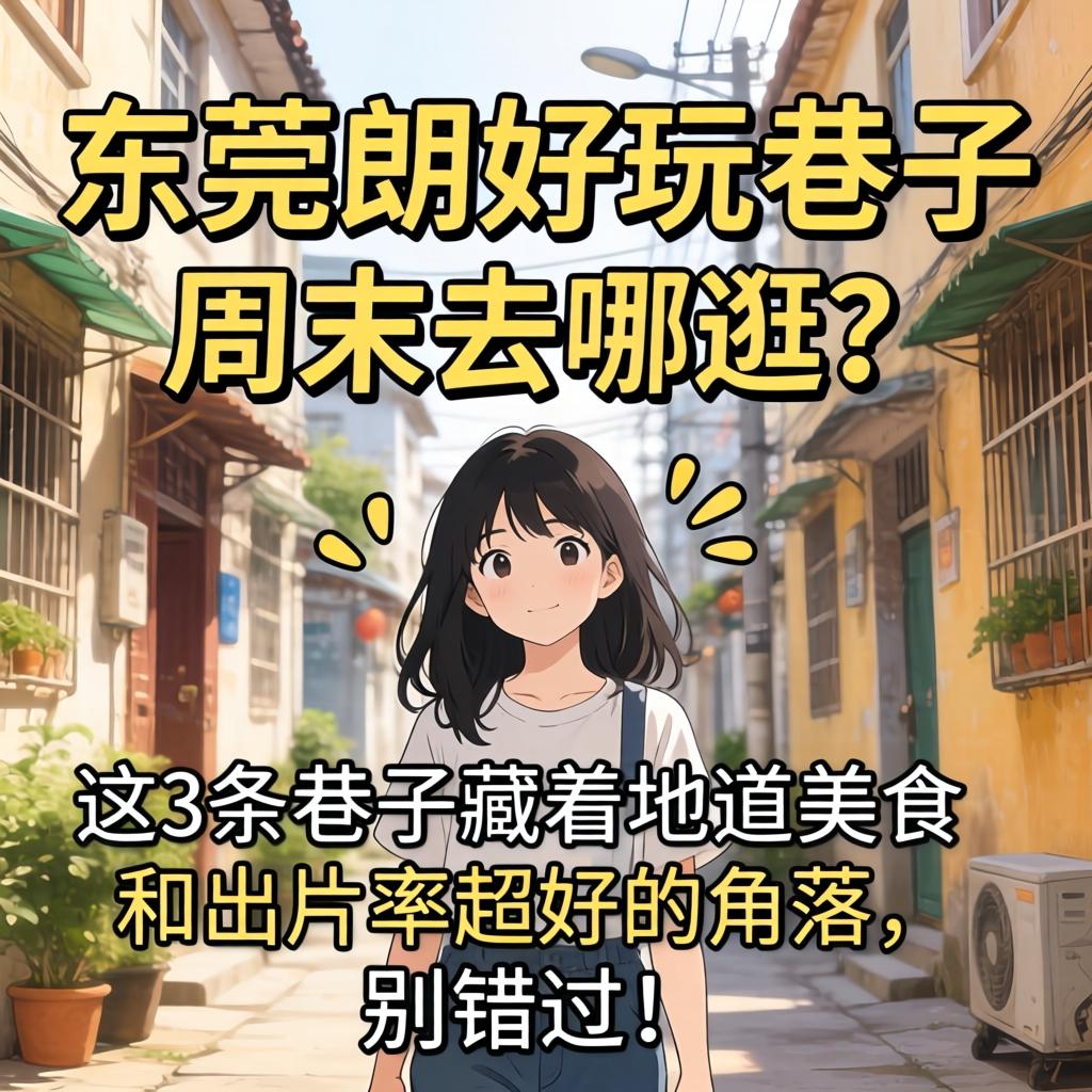 东莞大朗好玩的巷子，周末去哪逛？这3条巷子藏着地道美食和出片率超高的角落，别错过！