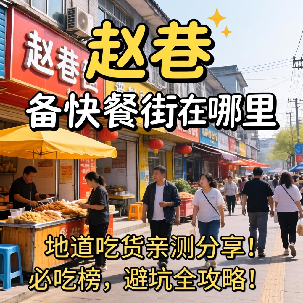 赵巷有一条快餐街在哪？地道吃货亲测分享位置、必吃榜和避坑全攻略！