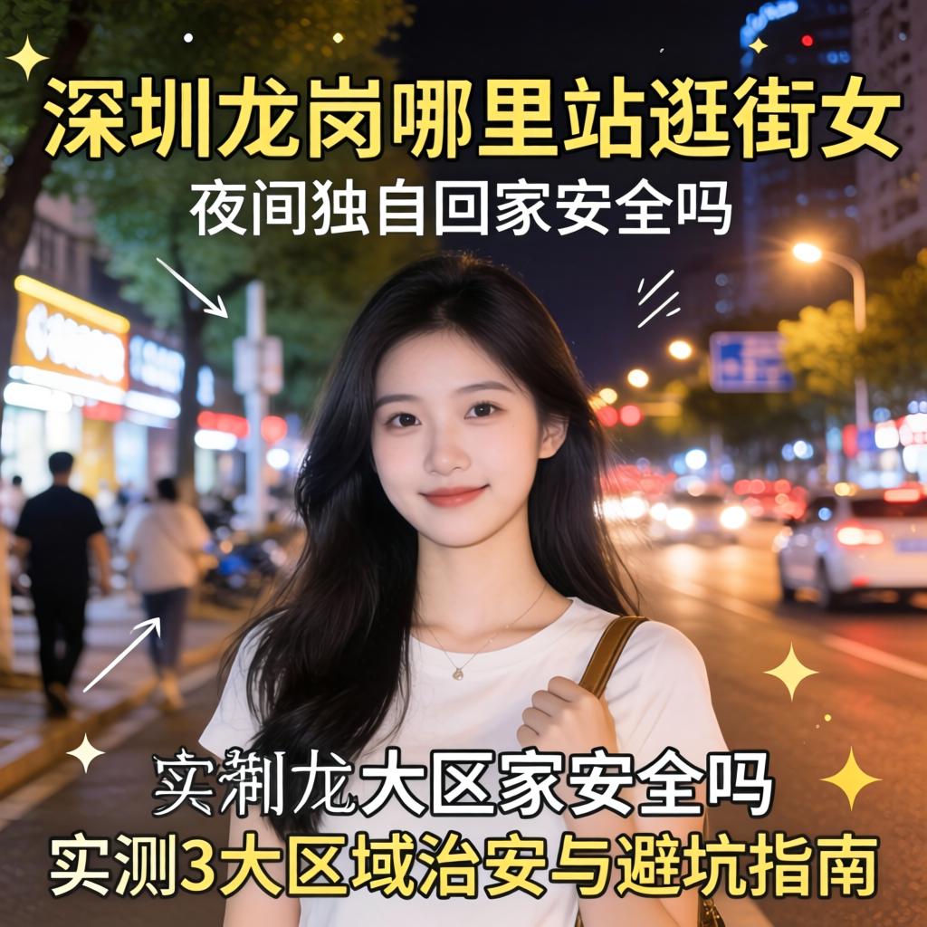 深圳龙岗哪里有站逛街女，夜间独自回家安全吗？实测3大区域治安与避坑指南