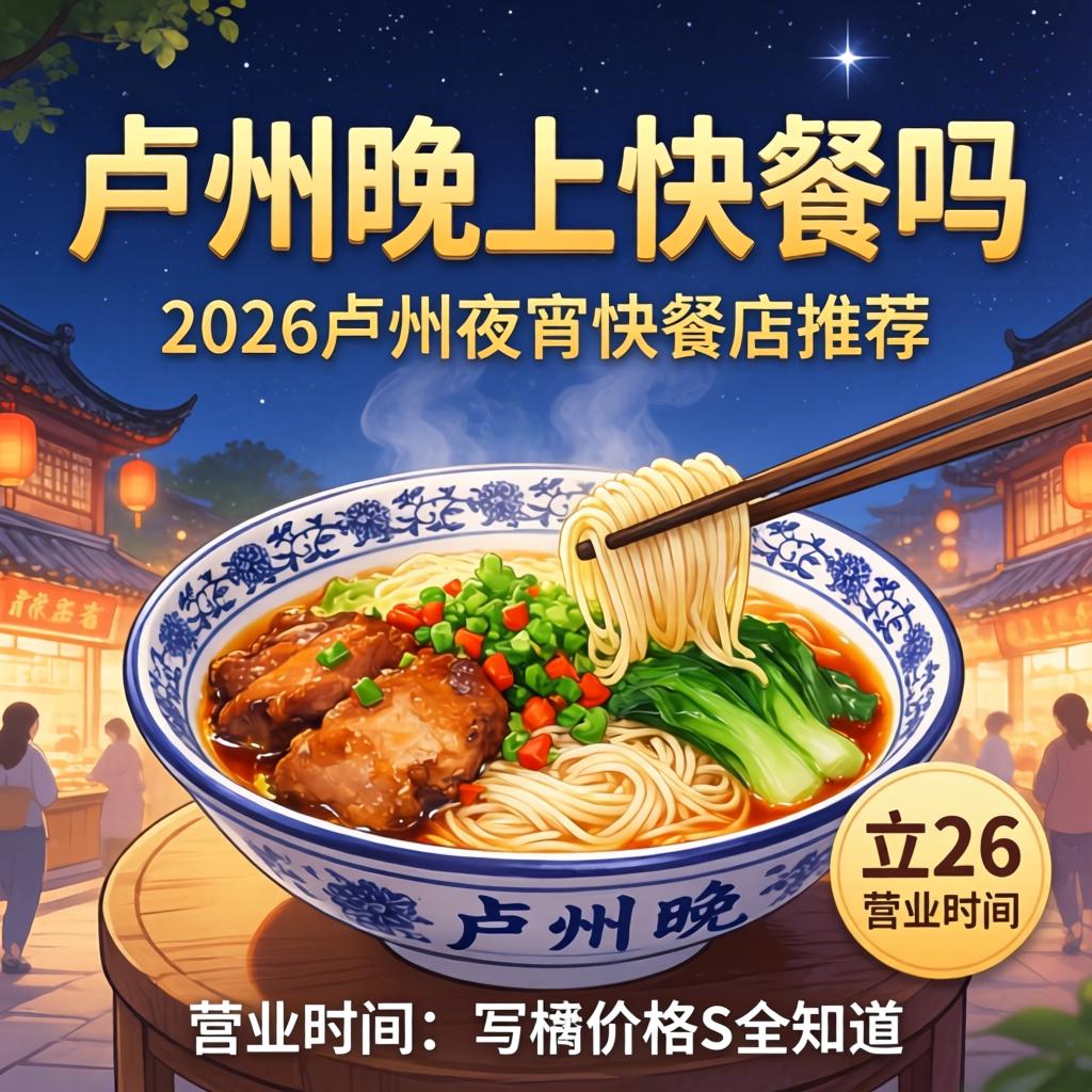 甪直晚上有快餐吗?2026甪直夜宵快餐店推荐,营业时间、价格全知道