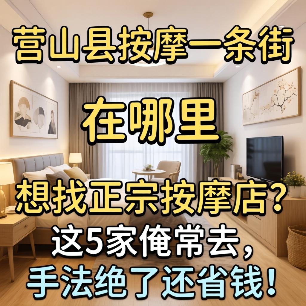 营山县按摩一条街在哪里,想找正宗按摩店？这5家俺常去，手法绝了还省钱！