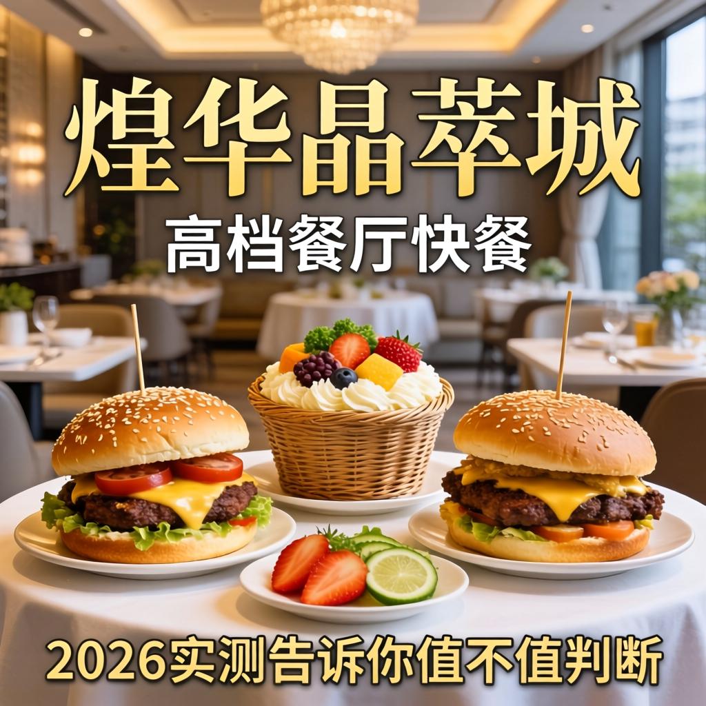 煌华晶萃城是高等餐厅照旧快餐？？？2026实测告诉你值不值
