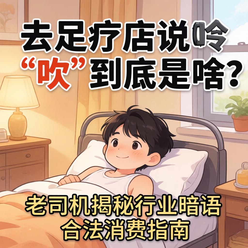 去足疗店说“吹”到底是啥意思？老司机揭秘行业隐语与合法消费指南
