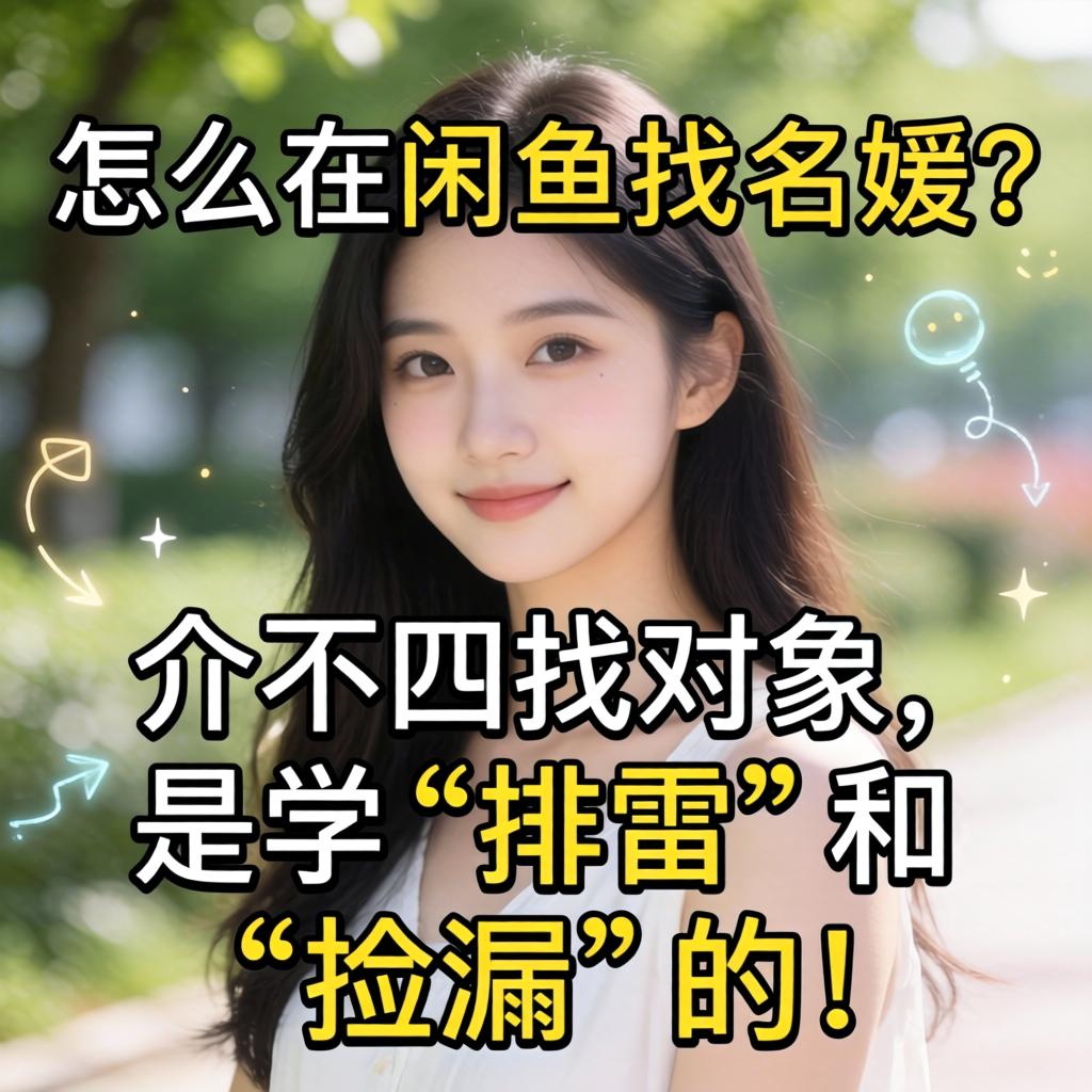 怎么在闲鱼找名媛？？？？？介不四找工具，，是学“排雷”和“捡漏”的！