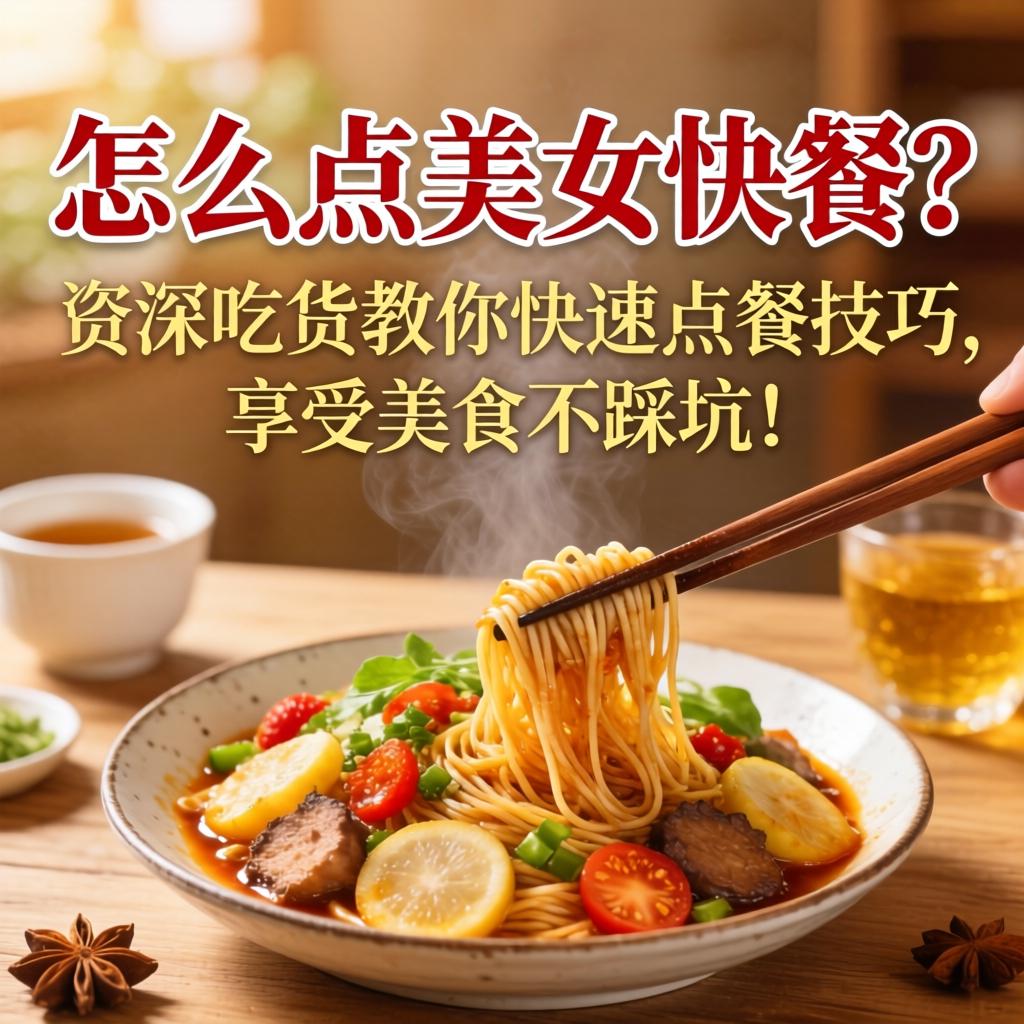 怎么点美女快餐？资深吃货教你快速点餐技巧，享受美食不踩坑！